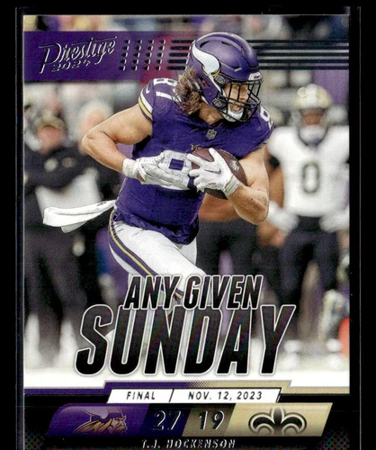 2024 Panini Prestige T.J. Hockenson #AGS-THN