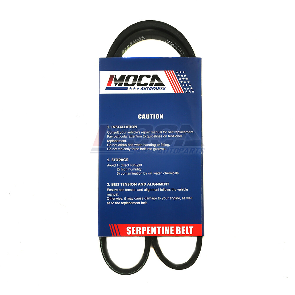 2 pcs Serpentine Belt Set ALT / AC Power Steering fits 9598 Mazda