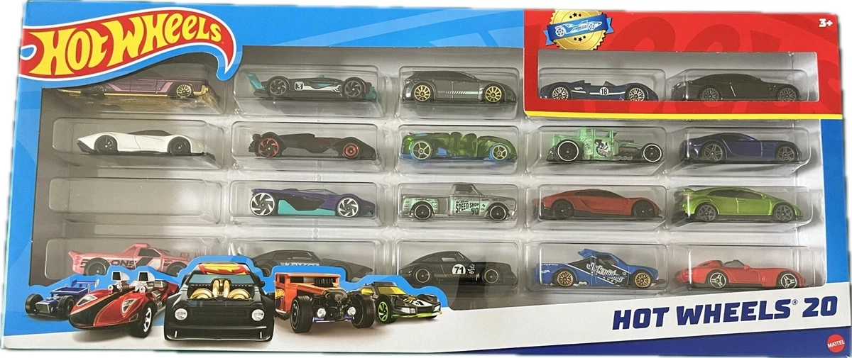 Hot Wheels 20-Car Gift Pack 2024 (H7045) OPEN BOX MISSING A CAR 