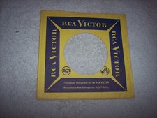 YELLOW BLUE RCA RECORDS 7 INCH 45 RPM ORIGINAL SLEEVE ONLY NO SPLITS 311