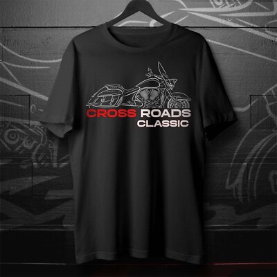 Victory Cross Roads 2010-2014 & Classic Motorcycle T-Shirt for Bikers