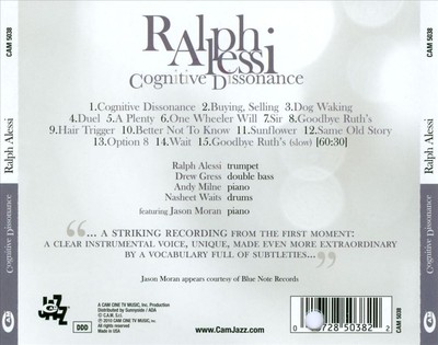 RALPH ALESSI COGNITIVE DISSONANCE NEW CD