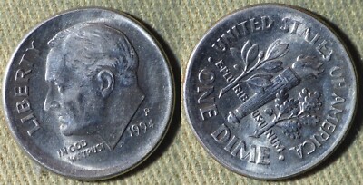 Error : 1994P Dime Broadstruck IREC1442