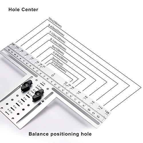Cabinet Pull Metal Template， Handle Drill Mounting Template for Cabinet ...