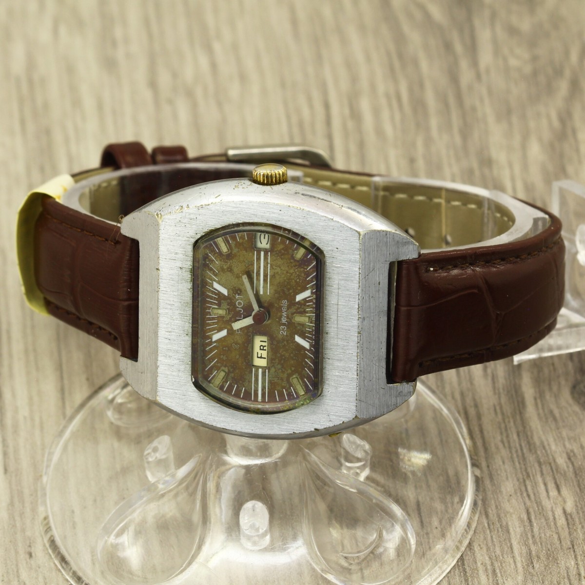 オーダー用 Vintage Poljot 2628.H men's mechanical USSR Soviet wristwatch