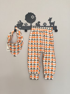  Pukka Peaks passende Hose & Latz Set   Leggings/Harem neutral Mädchen/Junge/Baby