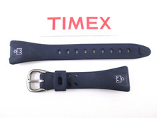 Timex midsize, lady's Ironman 14mm navy blue rubber watch band TX754261T