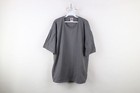 Vtg 90s Streetwear Mens 2XL Faded Blank Heavy Union Made Cotton T-Shirt Gray USA