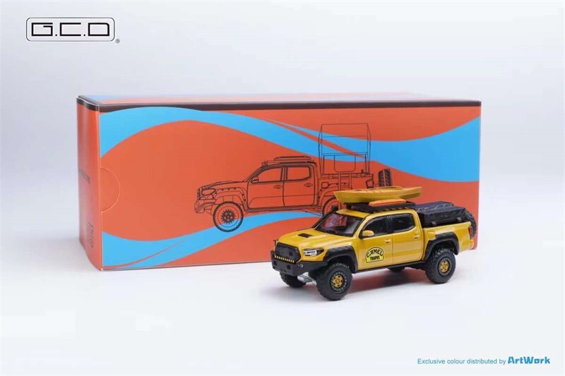 GCD 1:64 Tacoma N300 Offroad Gulf / Camel Diecast Model Car | eBay