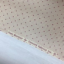 Lavender Polka Dots on White 1yd Cotton Fabric Joan Kessler Concord Fabrics