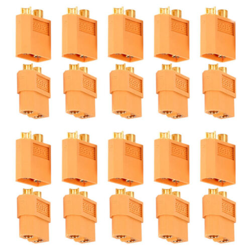 20* XT60 Male&Female Connectors For RC Drone Multirotor FPV Racing Battery - Picture 1 of 14