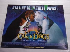 Cats & Dogs Original UK Mini Quad Movie Poster - 16" x 12"