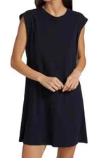 Splendid L20507 Womens Navy Evie Slub Cotton Tank Dress Size S
