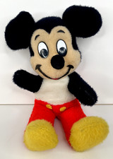Vintage Walt Disney Characters Mickey Mouse Stuffed Plush California Toys 15"