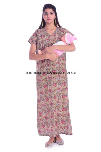 Algodón Vestido Premamá Lactancia Vestidos para Embarazadas Mujer Ropa - Imagen 1 de 7