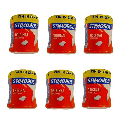 Stimorol Gum | 6X Stimorol Original XL Bottle | Stimorol Chewing Gum |
