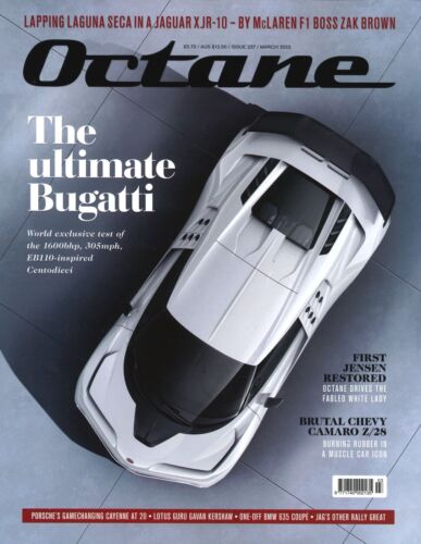 UK Octane Magazine #237, Bugatti Centodieci, Zak Brown Jaguar XJR-10, March 2023 - Afbeelding 1 van 4