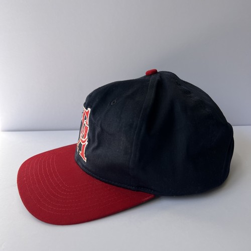 Vintage California Angels Snapback Hat Twins Enterprise MLB Plain Logo OSFA - 第 3/13 張圖片