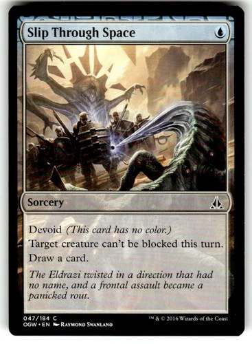 Slip Through Space Oath of the Gatewatch Regular MTG