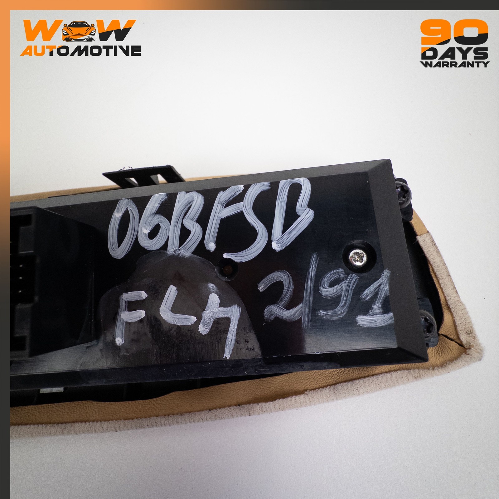 06-19 BENTLEY CONTINENTAL FLYING SPUR FRONT LEFT WINDOW REGULATOR SWITCH TRIM OE