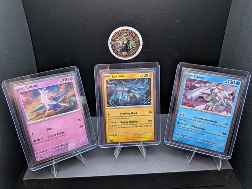 Pokemon Paradox Rift 3-card Cosmo Rare Zekrom/Latios/Palkia NM +