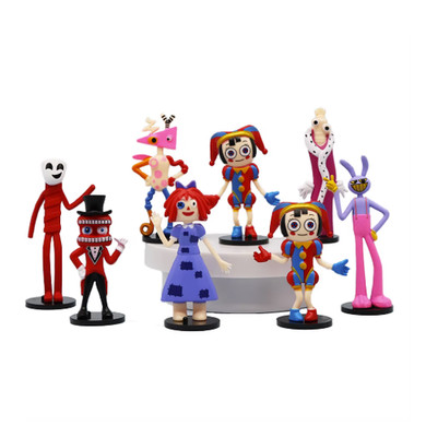 8PCS Digital Circus PVC Action Figure Set Pomni Jax Ragatha