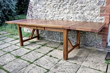 Exceptional 9.2ft / 280cm Solid Oak French Plank Top Refectory Farmhouse Table