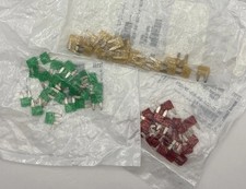 75 Imperial Assorted ATM Mini Fuse 30amp Green , 25 Amp White 10 Amp Red
