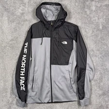 The North Face Jacket Mens L BP Essential Hybrid Full Zip Scuba Hood TNF Tech