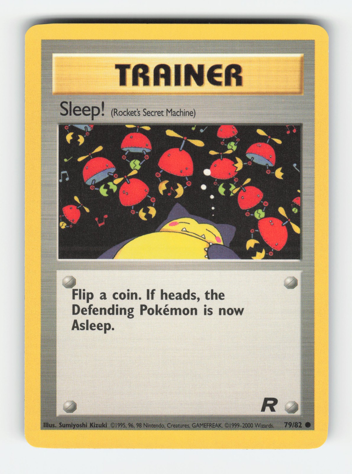 Team Rocket #79/82 Sleep! (Rocket's Secret Machine) Common Near Mint or Better