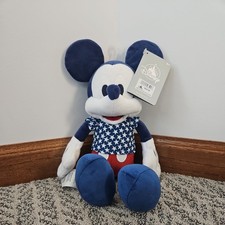 Disney Parks Mickey Mouse Americana Plush Toy Patriotic Collection