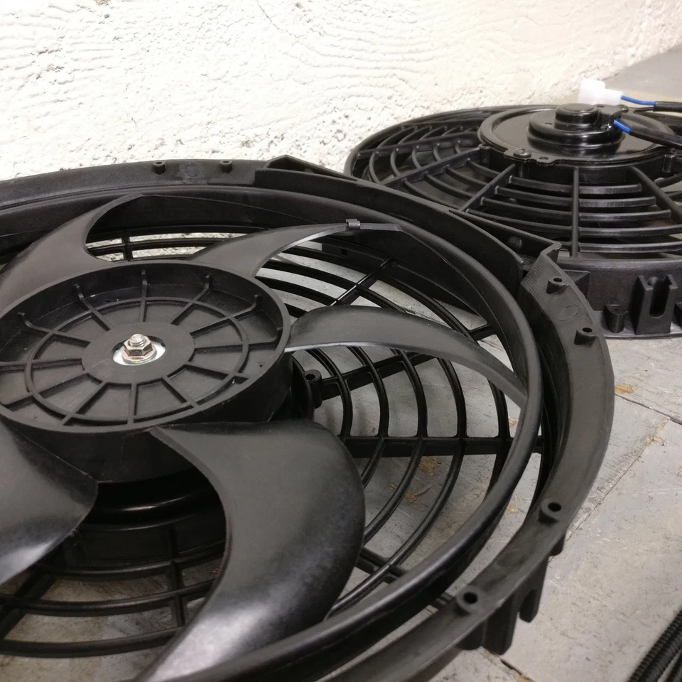 1963-85 GM E Cuerpo 10" 1019 CFM Ventilador de refrigeración Kit de interruptor de temperatura fija plataforma 405 V8 Foto 3 de 4