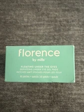 florence by mills™ Floating Under Eyes Depuffing Gel Pads New in Box  60 Patches