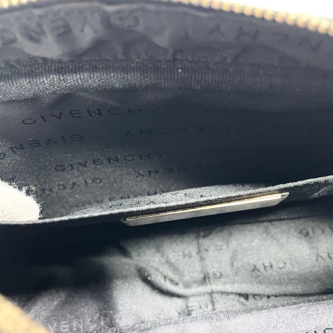 GIVENCHY 4G Logo Nylon Leather Shoulder Bag Black Tassel Large Vintage FromJapan thumbnail 11