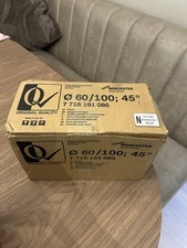 Worcester Bosch 45° Degree Boiler Flue Bend 60mm/100mm