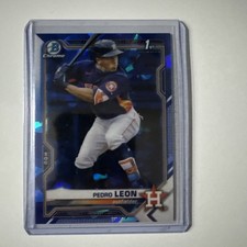 2021 Bowman Chrome Sapphire Edition - Chrome Prospects Pedro Leon #BCP-189 