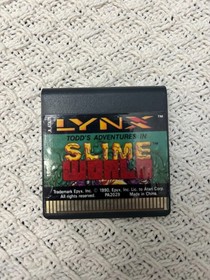 Atari Lynx Game - SLIME WORLD TODD'S ADVENTURE - Tested - with manual