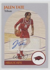2021-22 Panini Chronicles Draft Picks Hoops Retro Orange Jalen Tate Auto 0ky0