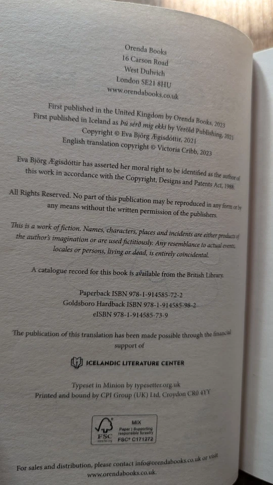 Eva Bjorg Aegisdottir Signed+Num 1st Ed Books – Night Shadows & You Can't See Me - Image 4 of 4