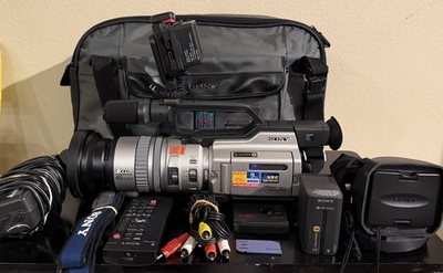 #ad Sony Handycam VX2000 MiniDV Full Tapeless Powerplay Setup Wide Angle TESTED ✅ $549.99