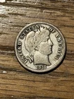 1911-D Barber Dime Silver Very Fine VF /XF Coin