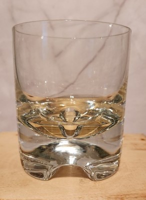 Krosno Polish Heavy Bottom  Whiskey Glass . On Rocks Glass . Mint Condition!