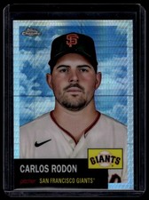 2022 Topps Chrome Platinum Anniversary Carlos Rodon #154 Prism Refractor