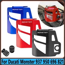 For Ducati Monster 937 950 696 821 Rear Brake Fluid Oil Reservoir Cover Guard