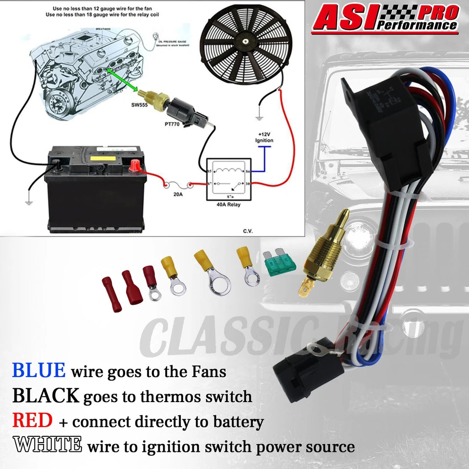 3 Row Radiator Shroud Fan FIT 1960-1964 Buick LeSabre Electra Skylark Special Foto 4 de 4