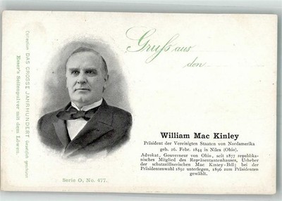 13998296 - W. Mac Kinley Praesident Das Grosse Jahrhundert Serie O Nr. 477