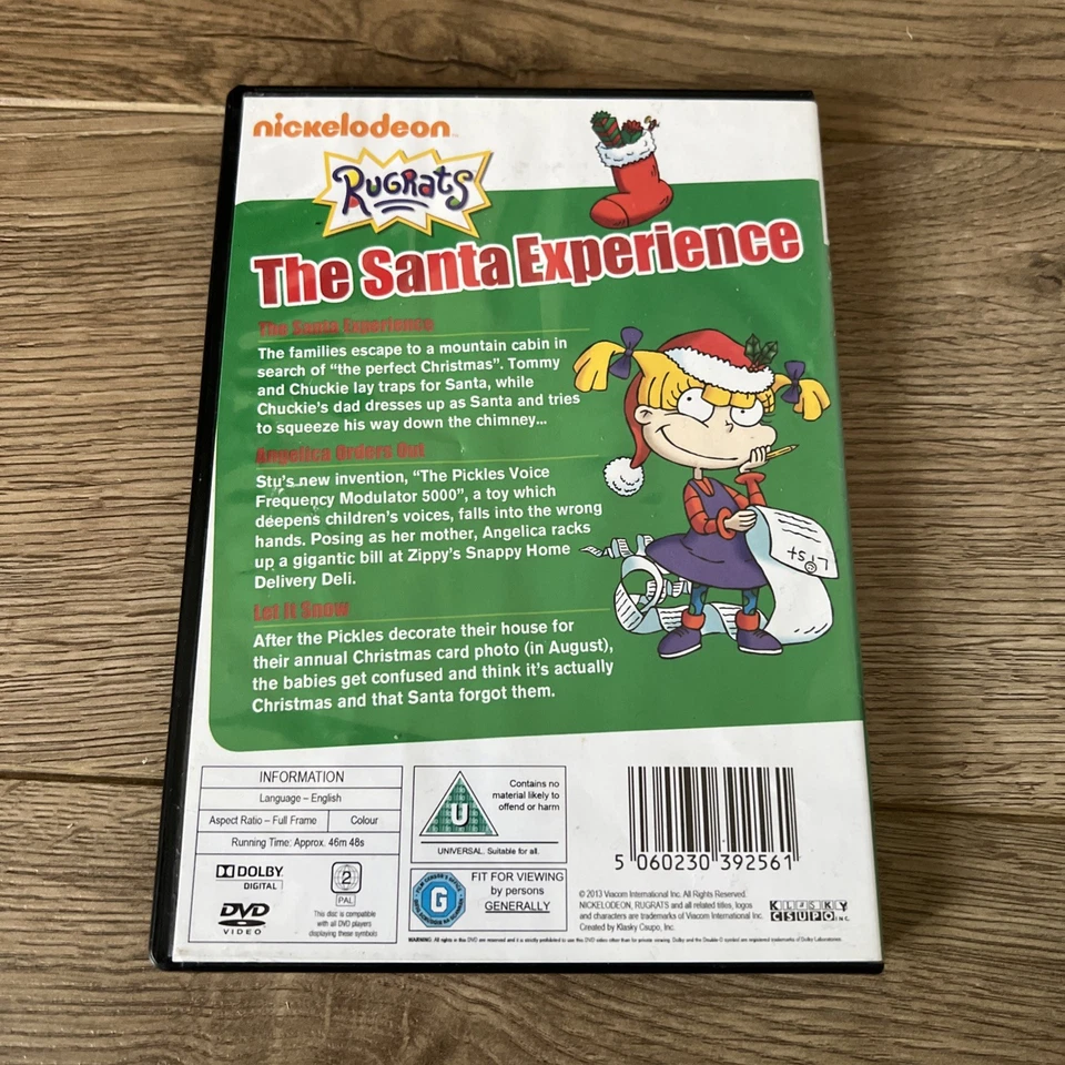 Rugrats The Santa Experience DVD Nickelodeon  Christmas Region 2 - Image 2 of 4