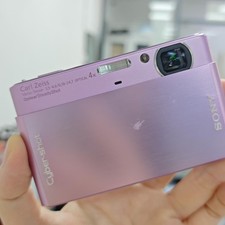 SONY Cyber Shot DSC-T77 Digital 4.0x Optical Zoom Camera Pink English W/Charger