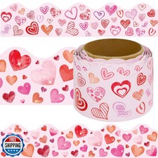 Fancy Land Valentines Day Heart Bulletin Board Borders Valentines Day Bulleti...