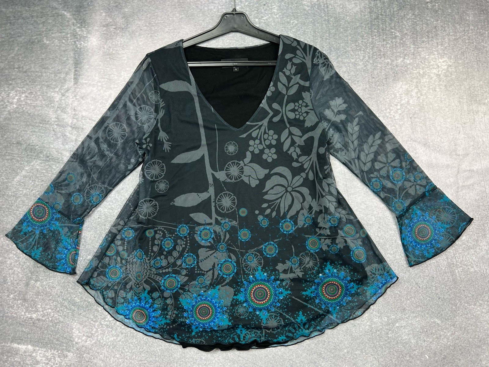 Desigual Ladies Multicolour Blouse Size S